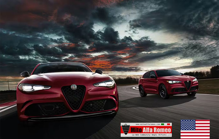 Alfa Romeo negli USA nel secondo trimestre 2024 ha segnato + 8 %: in calo sia Giulia che Stelvio ma exploit per il Tonale